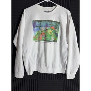 White Spongebob Crewneck Size Medium Mens